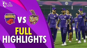 Full Highlights | Sharjah Warriorz vs Abu Dhabi Knight Riders | 2nd Match | DP World ILT20 | M3Y1U