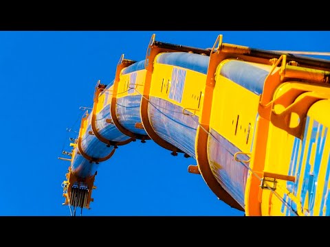 Vídeo: Como Novas Seções São Instaladas Em Um Guindaste De Torre