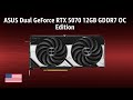 Graphics Card ASUS Dual GeForce RTX 5070 12GB GDDR7 OC Edition | TEST | English