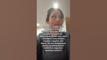 Fluency grows from imperfect tries. 🎤❤️ #Airlearn #LanguageAdvice #SpeakUp #airlearnambassador #ad