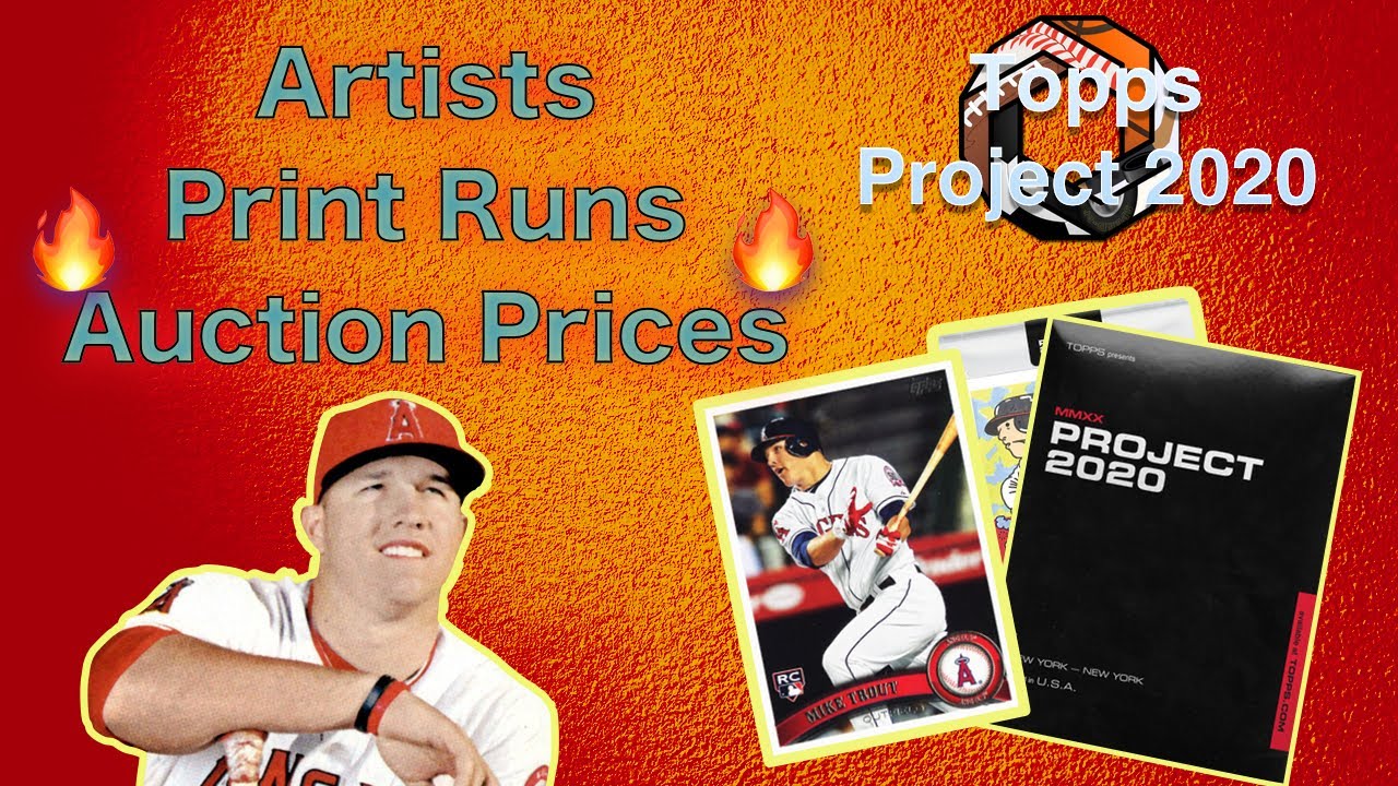 $20 BASEBALL CARDS SELLING FOR $4K 😱🔥TOPPS Project 2020 Artists, Print Runs & Values