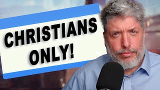 Message for Christians Only! (No Jews or Muslims) -Rabbi Tovia Singer