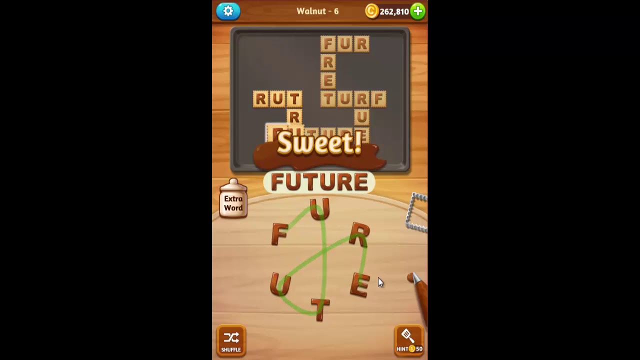 WordCookies Cross Walnut Pack Level 6 Answers