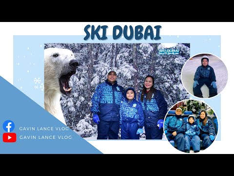 SKI DUBAI EXPERIENCE(SnowPark)| THE FIRST AND ONLY SKI RESORT IN THE MIDDLE EAST #gavinlancevlog