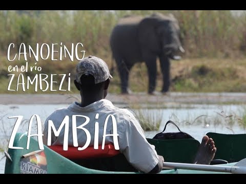 Canoeing Zambezi, Zambia