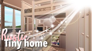 12k Rustic Tiny Home | Bloxburg ROBLOX speedbuild