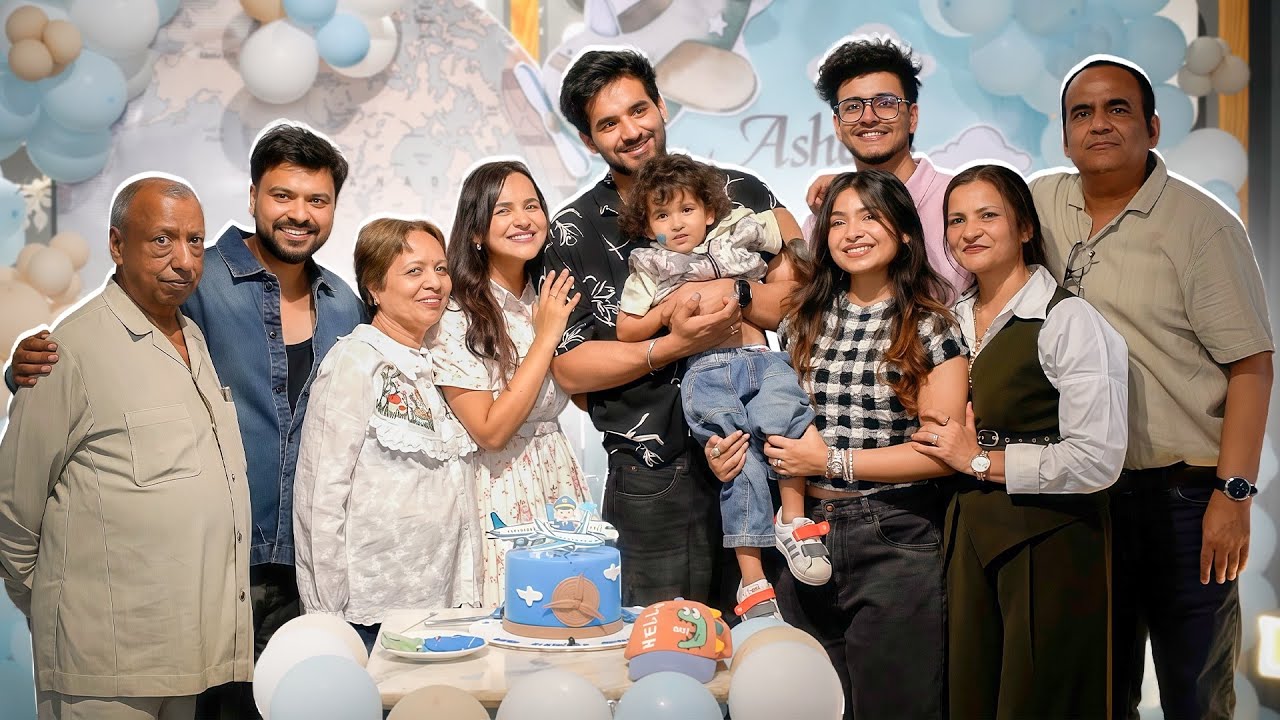 Asher’s 3rd Birthday Bash with full family 