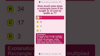 CLEP Math Area and Perimeter