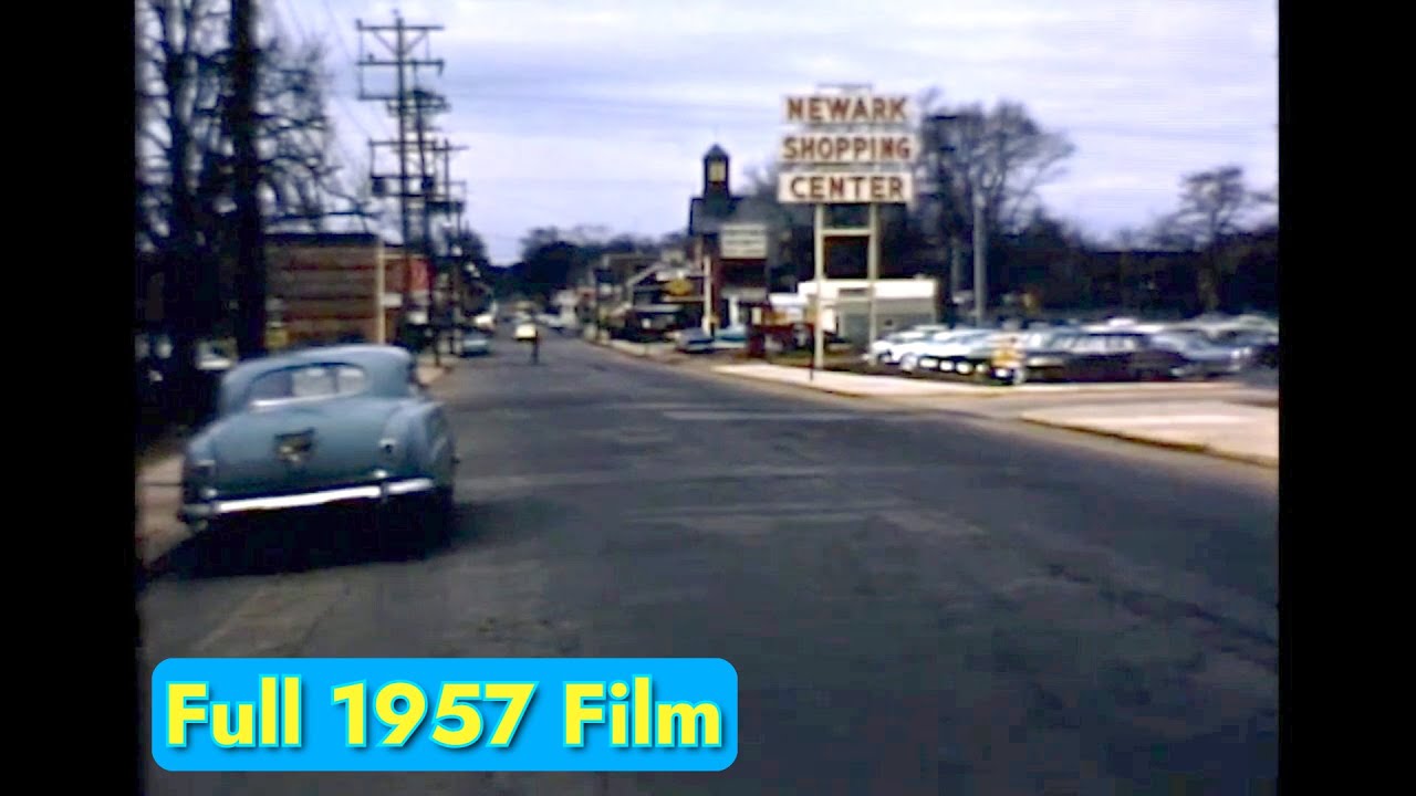 Newark, DE Main Street in 1957 (University of Delaware)