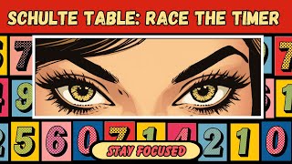 Schulte Table: Can You Find 1–25 in 30 Seconds