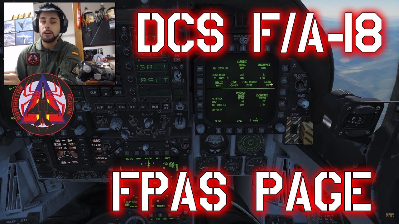 DCS F18 FPAS PAGE TUTORIAL YouTube