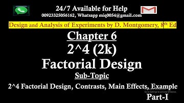 2^4 Factorial Design | 2k Factorial Design | 2^4 Problem Solved By Hand Part 1