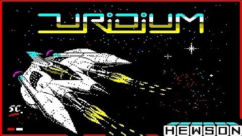 Uridium, ZX Spectrum. Just one Look