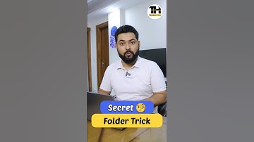 How to hide a computer folder #shorts #shortsvideo #youtubeshorts