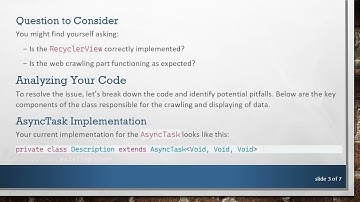 Troubleshooting Your RecyclerView Implementation Using Web Crawling in Android
