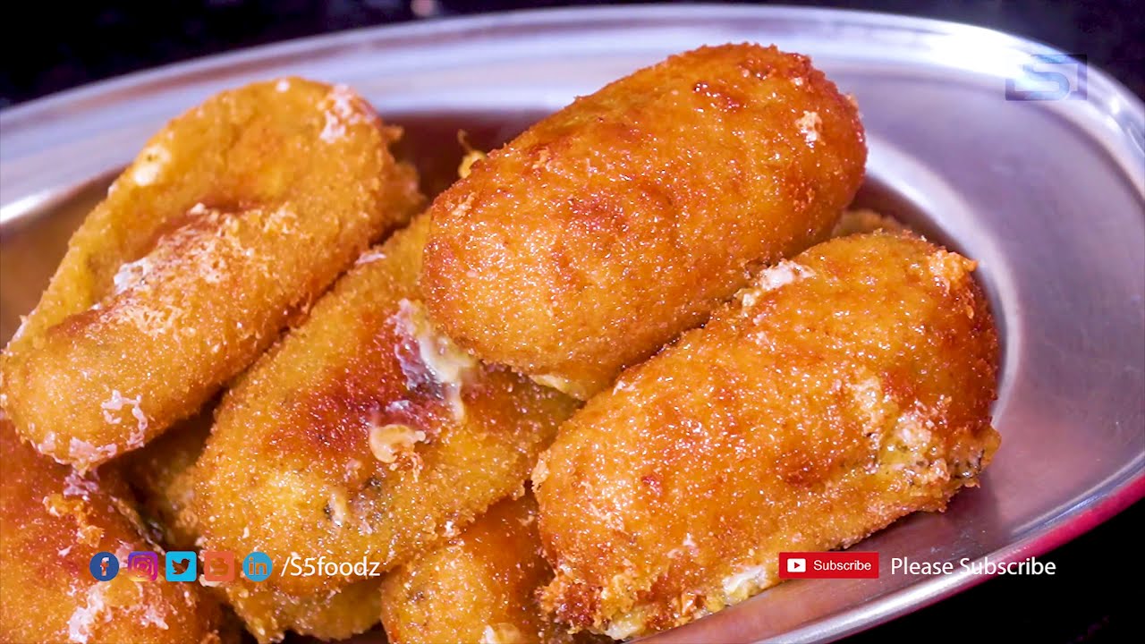 Easy Potato cheese shots పొటాటో చీజ్ షాట్స్ S5 Foodz YouTube