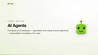 Build an AI agent with no code 🤖  — grounded, tool-using, human-approved
