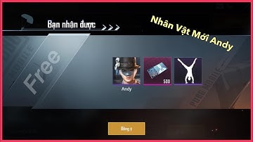 CÁCH NHẬN NHÂN VẬT MỚI ANDY DIỄN VIÊN MÚA FREE | REVIEW DIỄN VIÊN MÚA ANDY || PUBG MOBILE