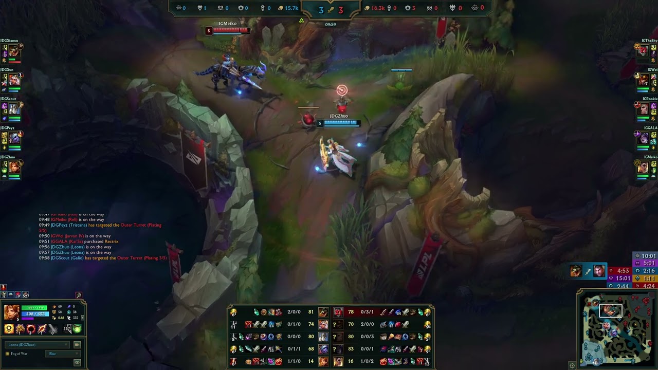 LPL 2025 Regional Finals Round 2: JDG vs IG Game 3 (JDG Zhuo Leona Support POV)