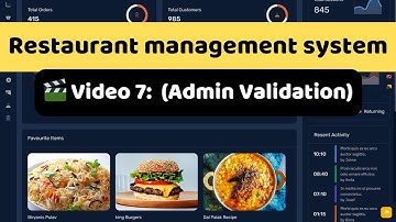 #07 Admin Validation using PHP SESSION | PHP Restaurant Management System (Beginner-Friendly)