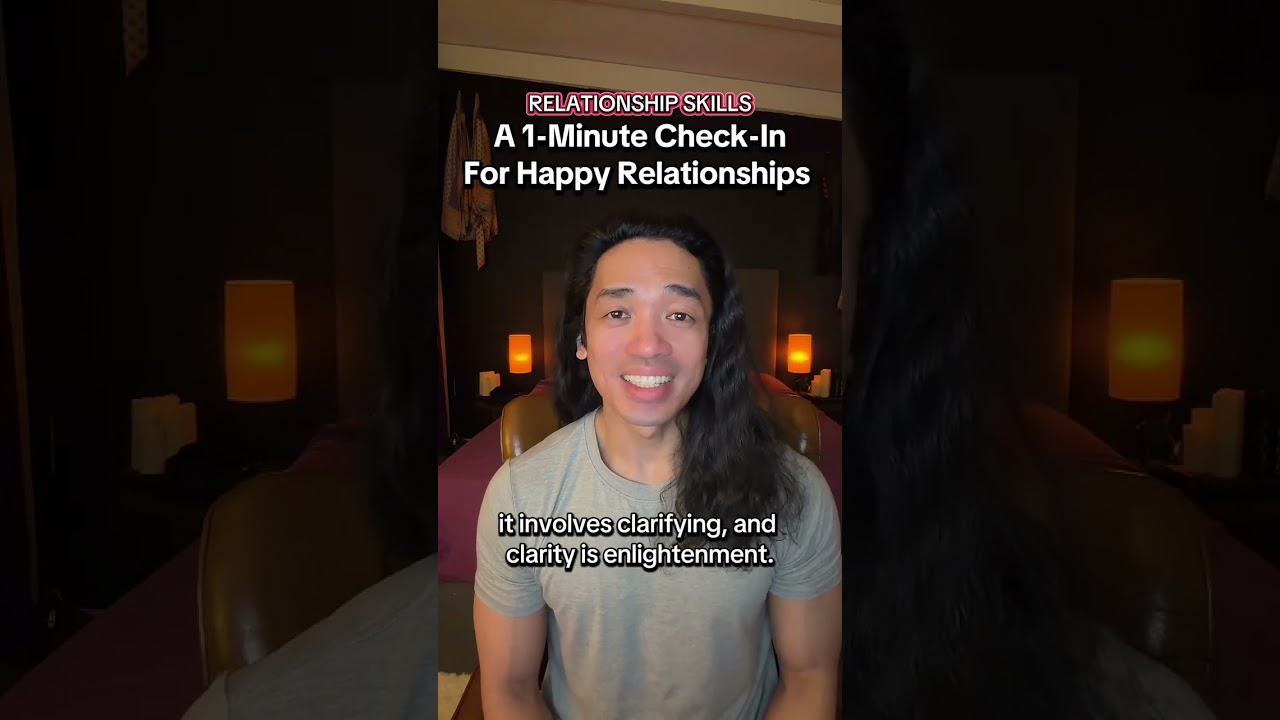 try this 1-min check in for your relationships