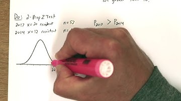 2019 AP Statistics #4 - FRQ Solution - Released Free Response Question - 2-PropZTest - Tumbleweeds