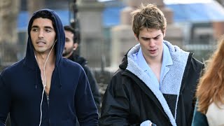 Red White And Royal Wedding Filming With Taylor Zakhar Perez And Nicholas Galitzine In London