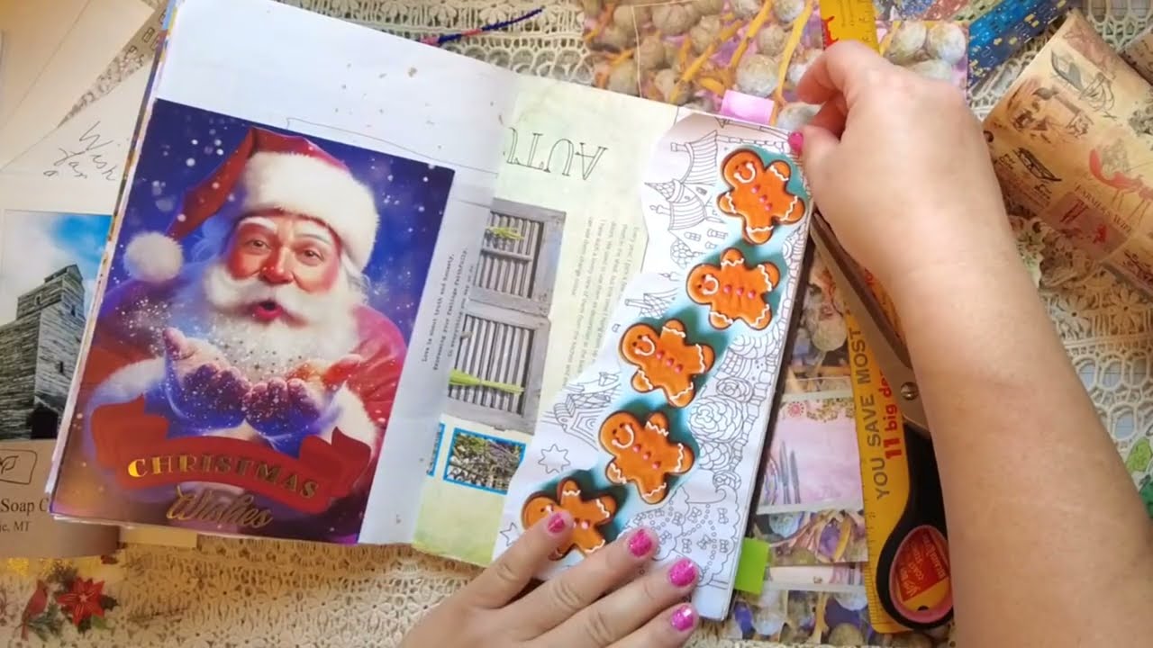 Ведите дневник вместе со мной в моем хламом дневнике к Рождеству.