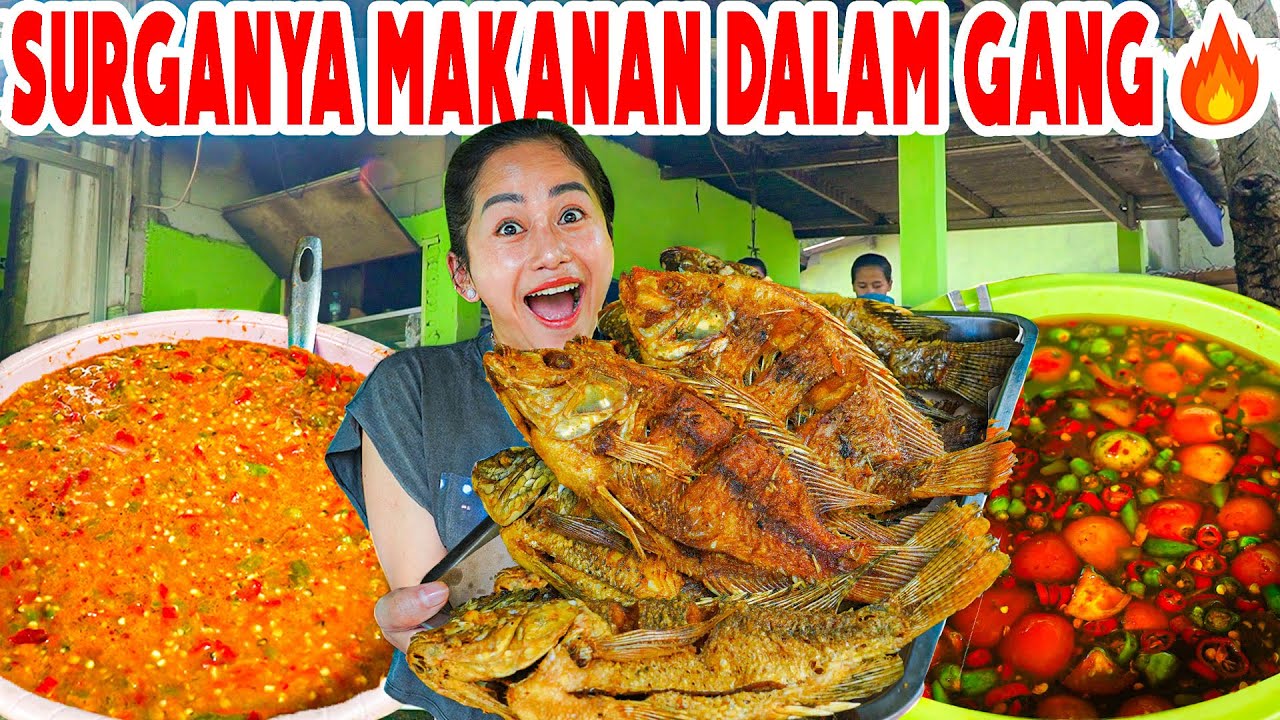 NEMU WARUNG LEGEND SEJAK 1999 DI DALAM GANG SEMPIT - SEMUA SAMBELNYA GRATEEESSSSS!!