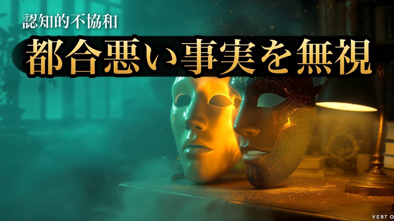 【認知的不協和】都合の悪い事実を無視する心