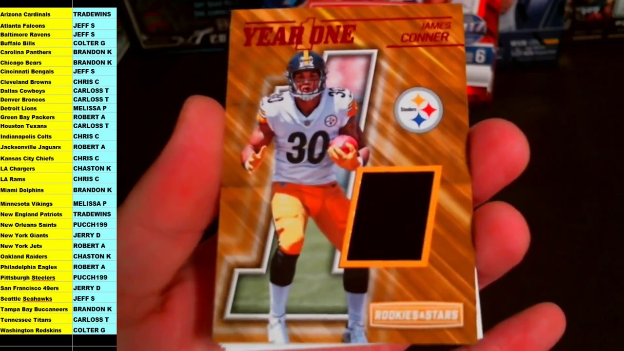 2017 FOOTBALL 2 BOX MIXER - 1 ROOKIES & STARS RETAIL / 1 DONRUSS OPTIC HOT BOX