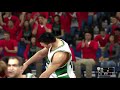 NBA 2K14 1991 Eastern Conference Semi Finals Philadelphia 76ers Milwaukee Bucks 
