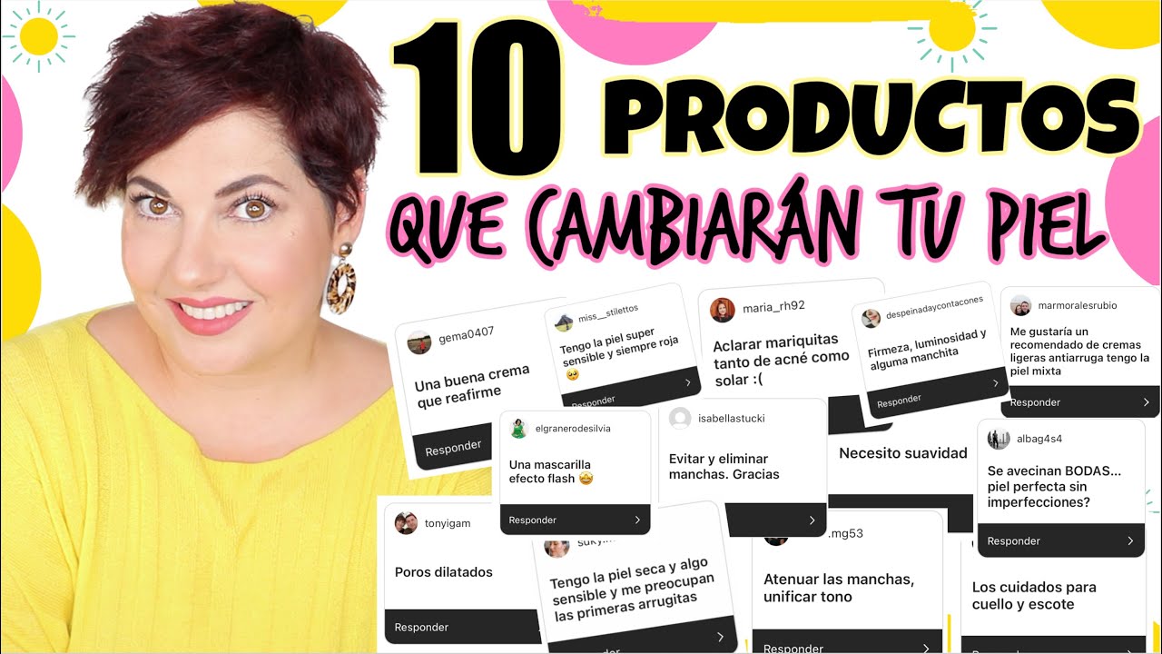 10 PRODUCTOS BELLEZA 💗 QUE CAMBIARÁN TU PIEL 😱POROS, MANCHAS, TEXTURA, FIRMEZA,....⎥Monica Vizuete