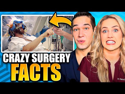 Awake brain surgery?! (10 INSANE facts about surgery)