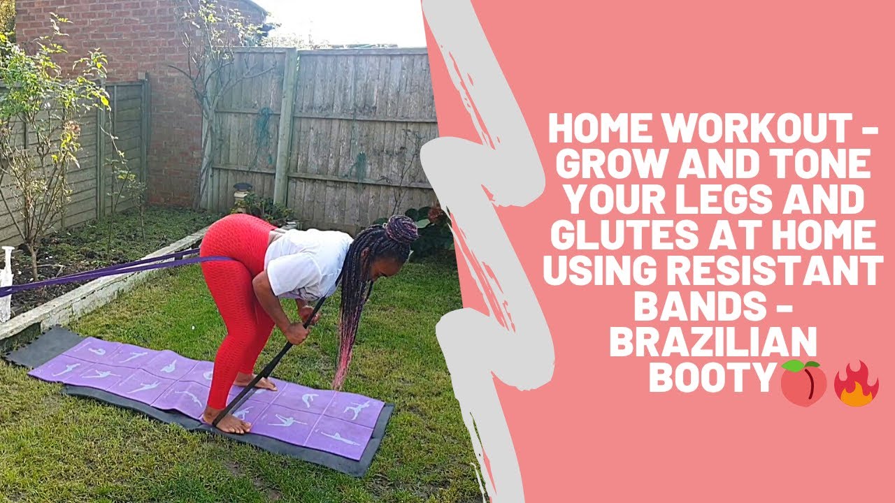 HOME WORKOUT - Grow and tone your LEGS and GLUTES at home using ...