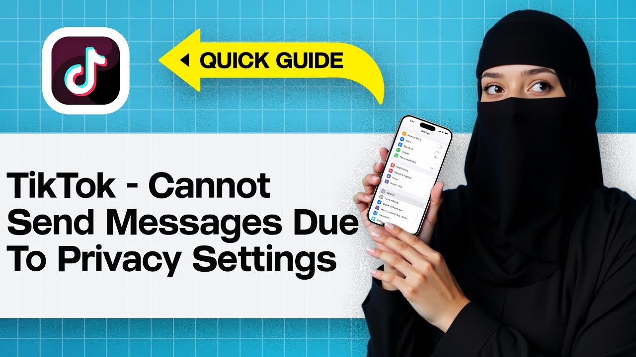 TikTok не может отправлять сообщения из-за настроек конфиденциальности | Как исправить ошибку кон...