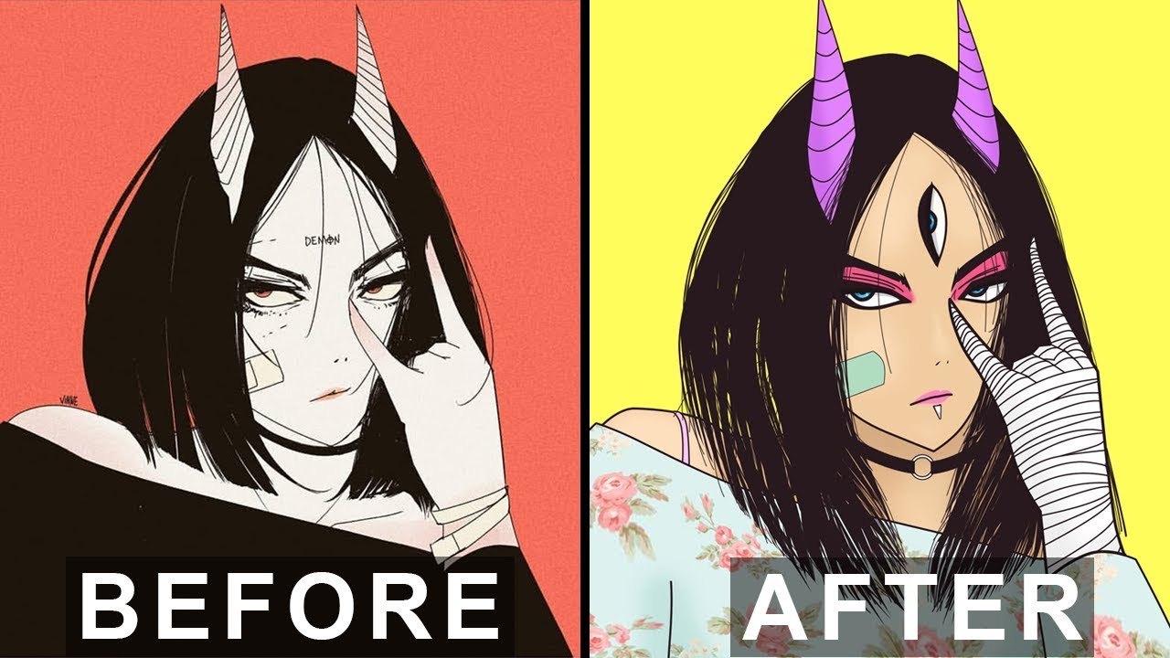 How to Create Character Design in Photoshop | Speed Art