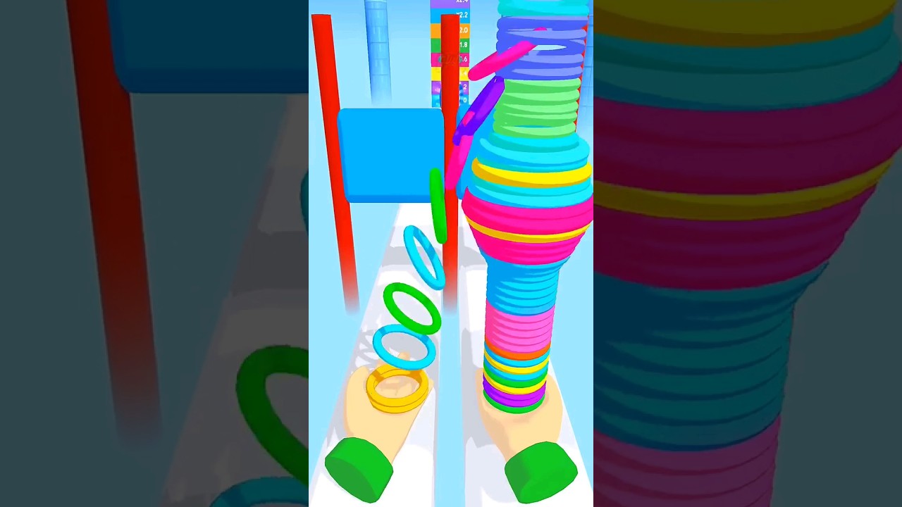 Rainbow 🌈 Toy Spring Run level 