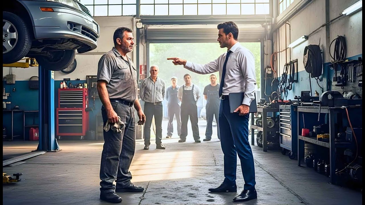 El ingeniero del taller humilló al mecánico desempleado — y él mostró quién era el verdadero maestro