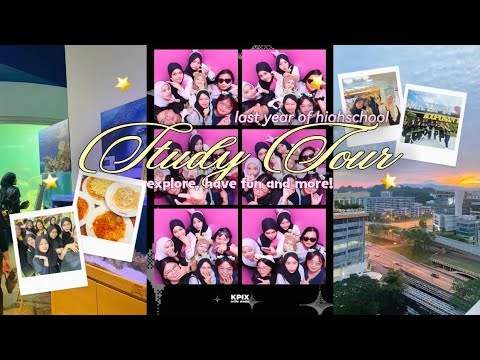 Study Tour Vlog ☆ | class trip | last year of highschool *: .｡. o(≧ ≦)o