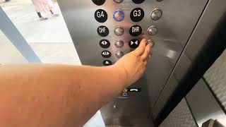 TKE Evolution MRL-Traction Elevators | Alamo Drafthouse Parking, Arlington, VA