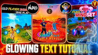 Secret of viral shorts editor : glowing text in 2 mins|| Glowing Text Effect In Capcut @bonex4_ff 