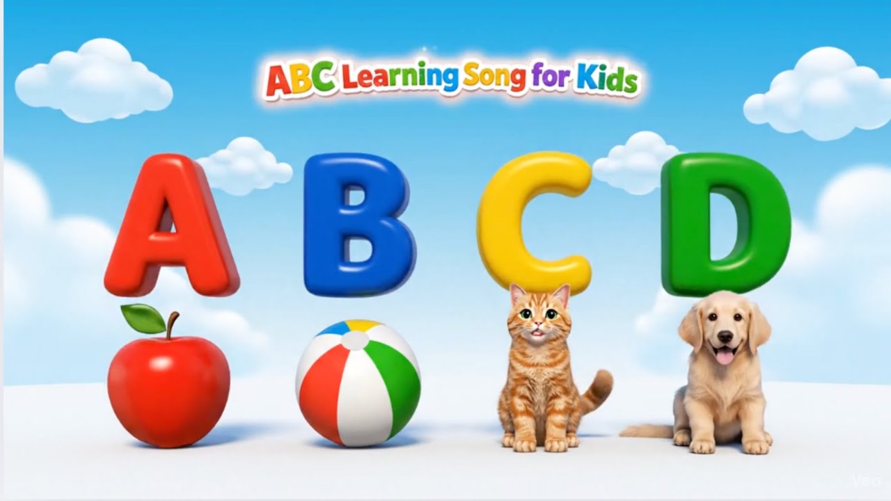 ABC Learning Song for Kids | Alphabet Song A–Z | ABC Learning Song for ...