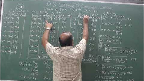 B.Com Sem 2 - Statistics and Business Mathematics (Hindi & Marathi) - Lecture 31