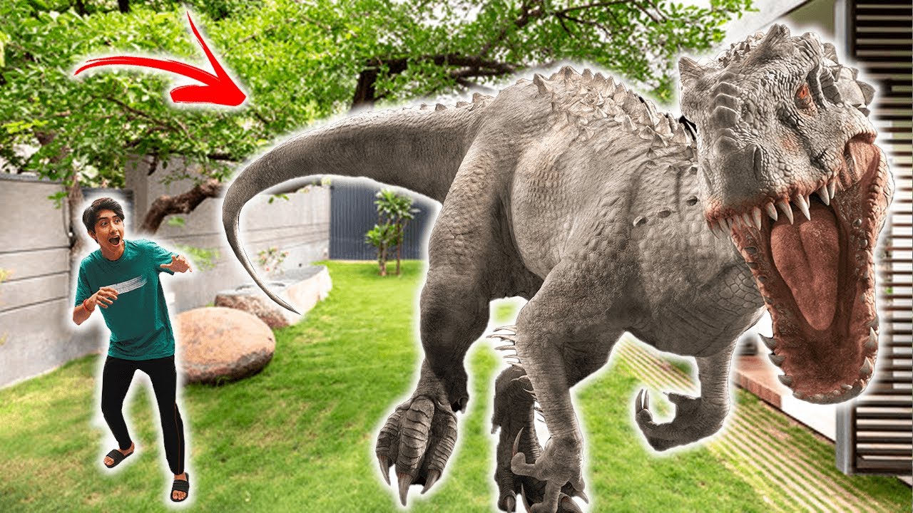 ¡ENCONTRÉ UN DINOSAURIO EN MI CASA! - BROLAND