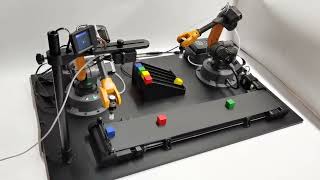 Mirobot Artificial Intelligence Sorting Line. Ready to use Workcell