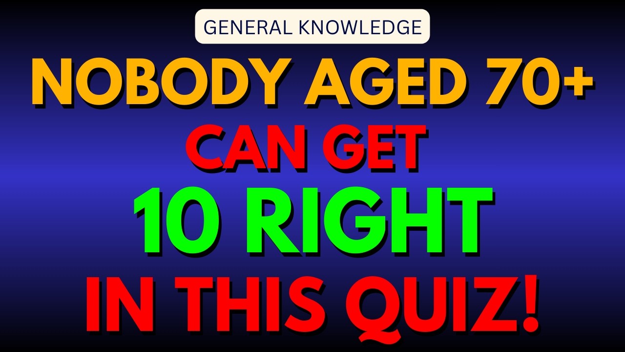 ARE YOU SMARTER THAN YOU THINK? PROVE IT BY SCORING 8/35! | 35 QUESTIONS #generalknowledge