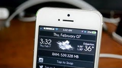 IOS Colorful statusbar - IOS 6.1.3 Cydia tweak - May Cydia Tweak 2013