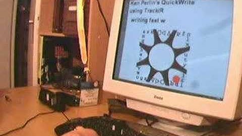 Text input in VR: QuickWrite with a TrackIR