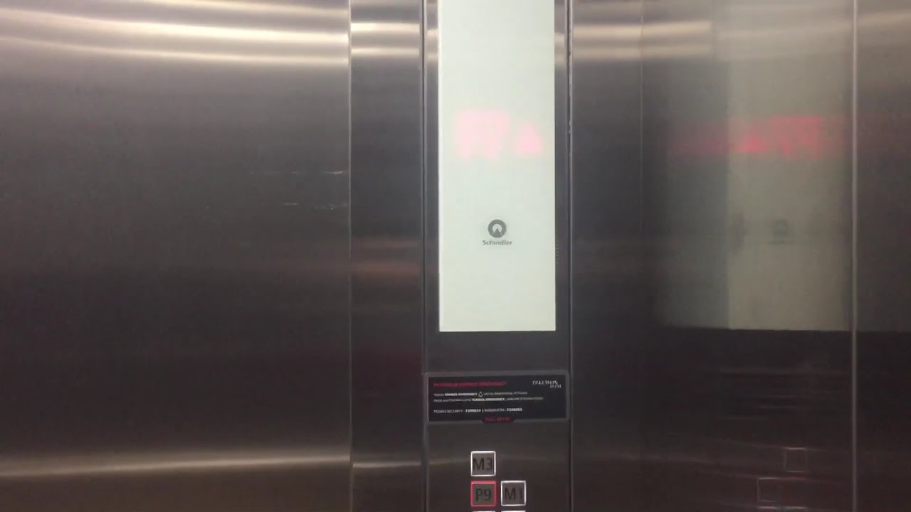 [R01] Schindler 5500 MRL Lifts Pakuwon Mall, Surabaya East Java (Lift